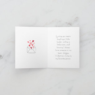 'I Love You' Valentine's Day Significant Other  Card