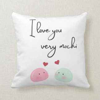 I love you very mochi cushion