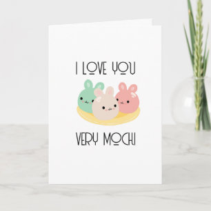 I Love You Very Moochi Valentine's Day Card