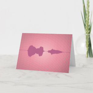 I Love You Waveform Folding Card 2
