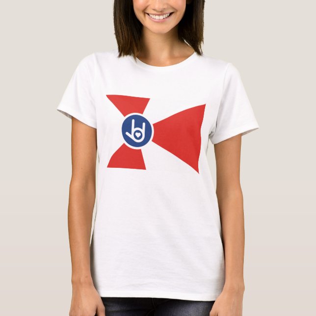 I Love You Wichita Flag T-Shirt (Front)