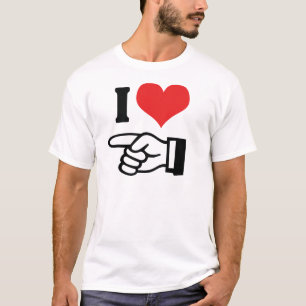 I Love You - with Pointing Finger T-Shirt