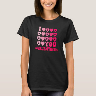 I Love You XOXO Heart Valentines Day Men Women Co T-Shirt
