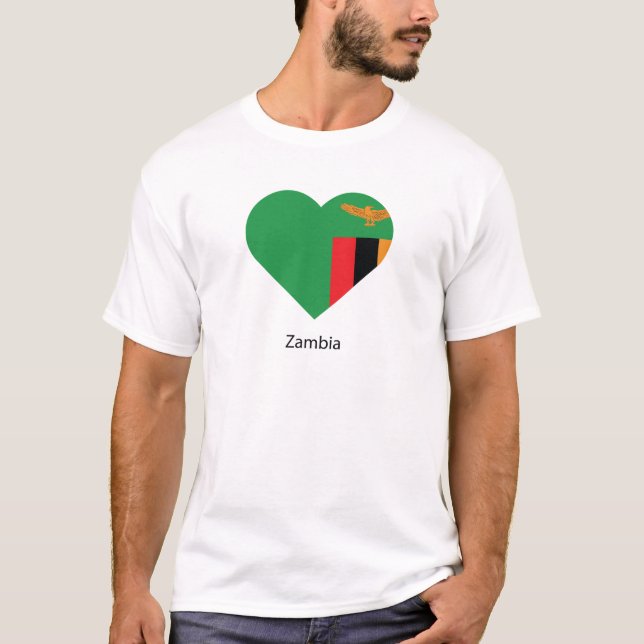 I Love Zambia T-Shirt (Front)