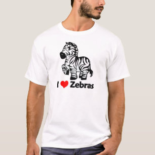 I Love Zebras T-Shirt
