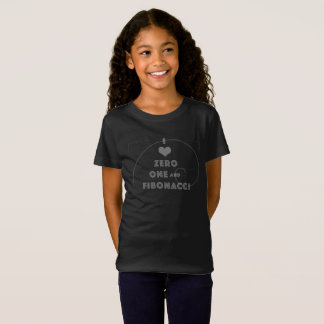 I Love Zero, One, and Fibonacci T-Shirt