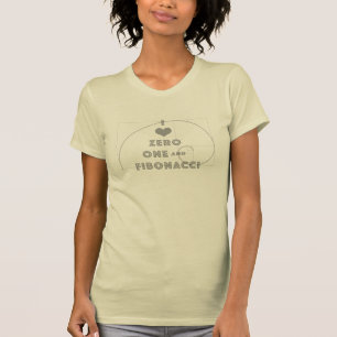 I Love Zero, One, and Fibonacci T-Shirt
