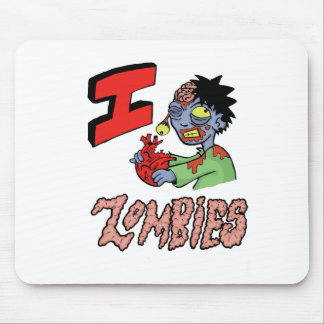 I LOVE ZOMBIES finished 3 Mouse Pad