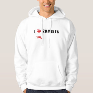 I Love Zombies Hoodie