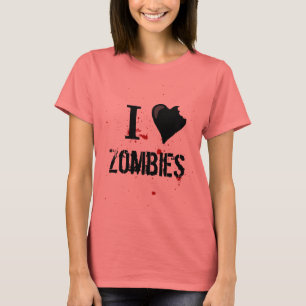 I Love Zombies Shirt