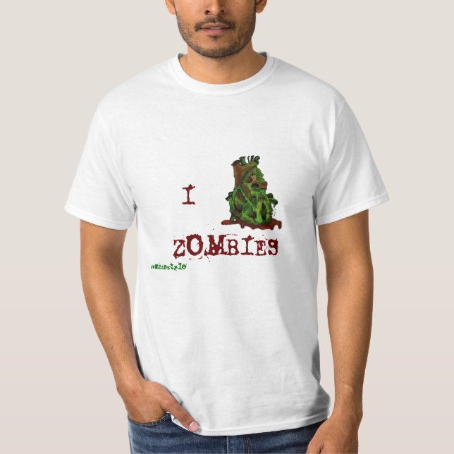 I love Zombies T-Shirt (Front)