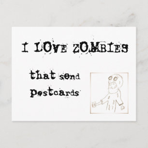 I Love Zombies that send postcards