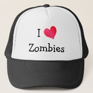 I Love Zombies Trucker Hat