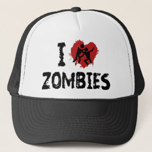 I Love Zombies Trucker Hat