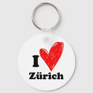 I Love Zurich Key Ring