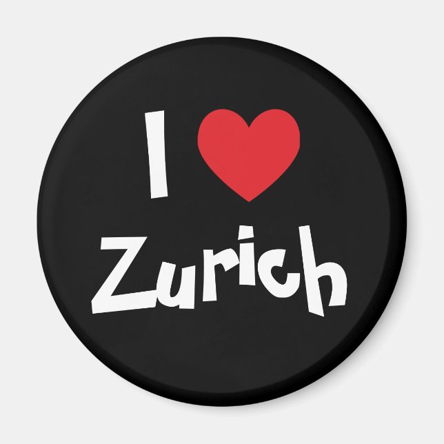 I Love Zurich Magnet (Front)
