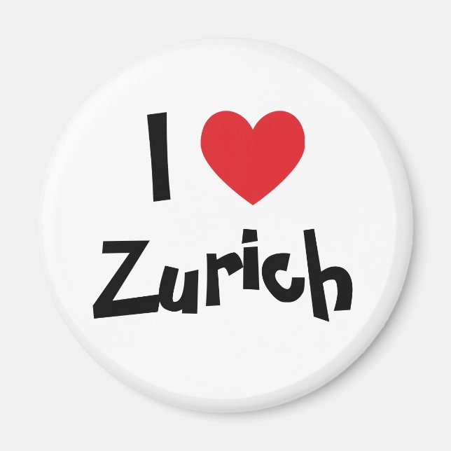 I Love Zurich Magnet (Front)