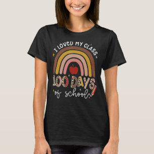 I Loved My Class 100 Days Of School Rainbow Smarte T-Shirt
