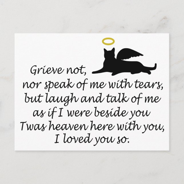 I Loved You So Postcard (Front)
