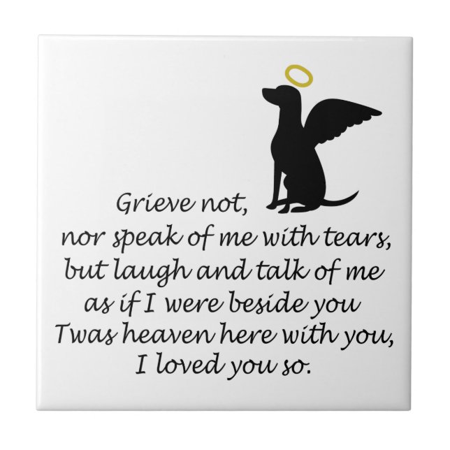 I Loved You So Tile (Front)