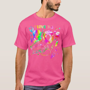 I Lovehe 80s Vintage Clothes Styleape Music Retro T-Shirt