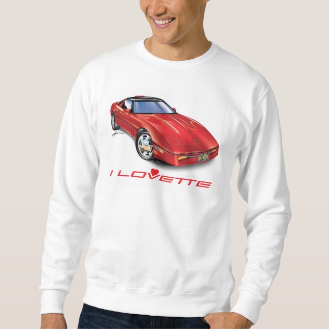 I LOVETTE UNIQUE CAR DESIGN SWEATSHIRT (Front)
