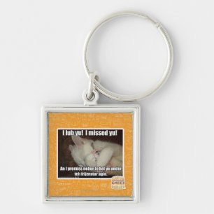 I lub Yu! I missed  yu! Key Ring