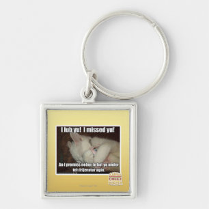 I lub Yu! I missed  yu! Key Ring