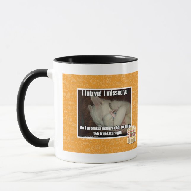 I lub Yu! I missed  yu! Mug (Left)