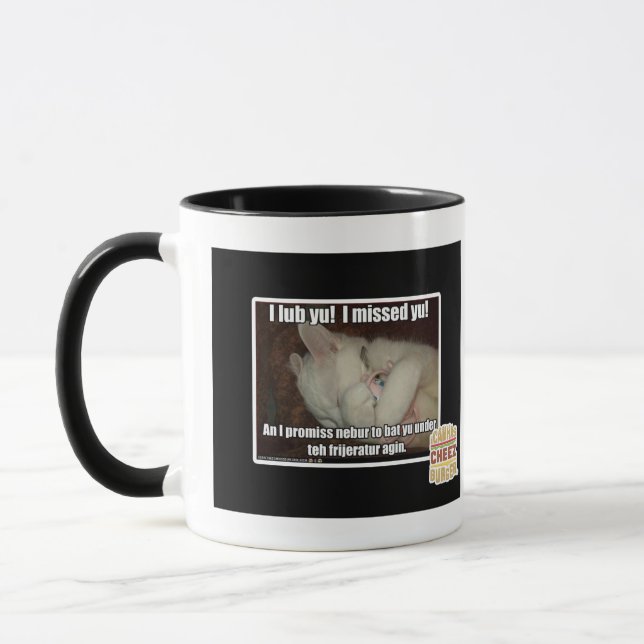 I lub Yu! I missed  yu! Mug (Left)