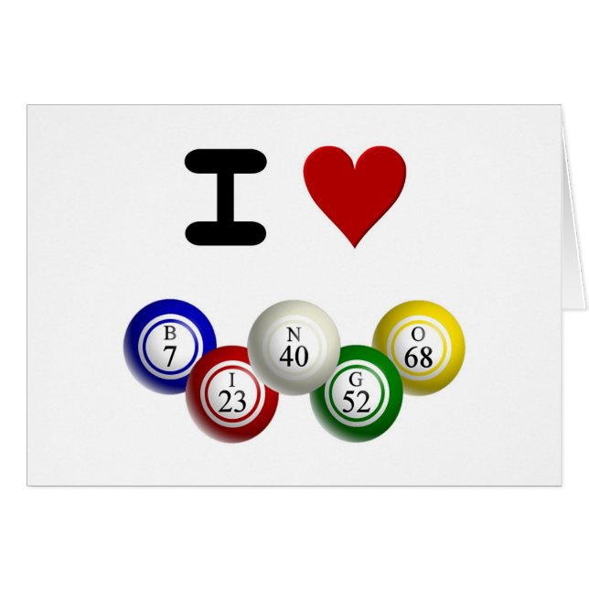 I Luv Bingo (Front Horizontal)
