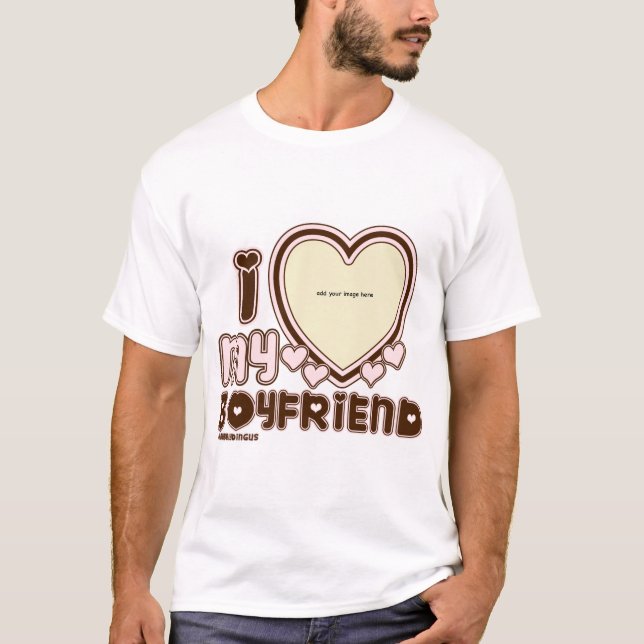 i luv brown bf T-Shirt (Front)