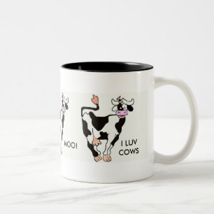 I LUV COWS,  MUG