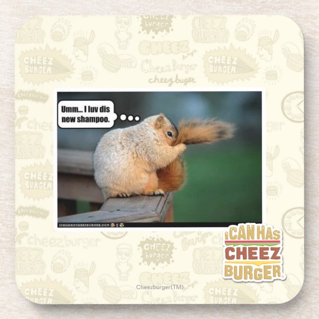 I luv dis new shampoo coaster (Front)