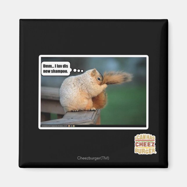 I luv dis new shampoo magnet (Front)