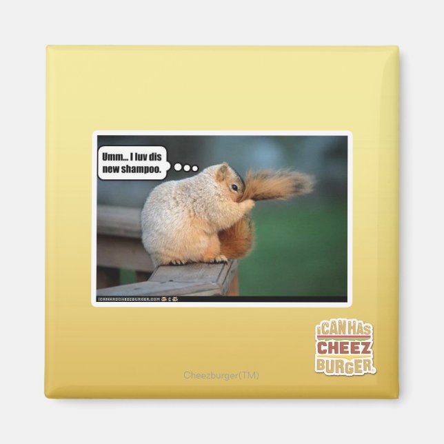 I luv dis new shampoo magnet (Front)