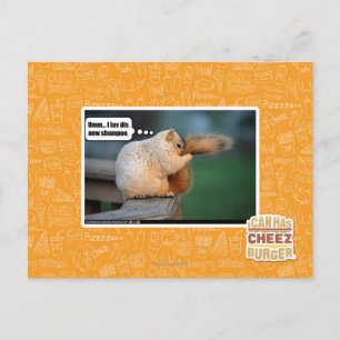 I luv dis new shampoo postcard