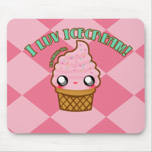 I luv Icecream! Mouse Pad
