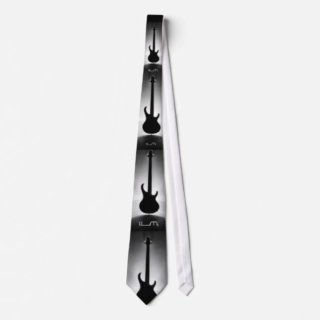 I Luv Muzik Guitar Black Tie (Front)