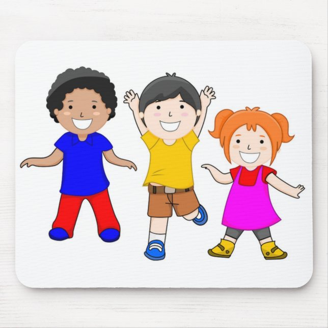 I LUV MY FRIENDS MOUSE PAD (Front)