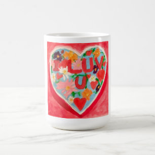 I Luv U Coffee Mug