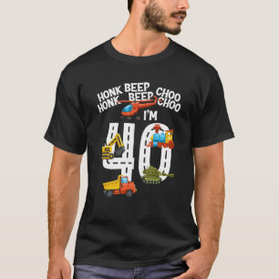 I m 40th Birthday Cool Trucks Lover 40 Year Old B  T-Shirt