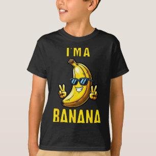 I’m A Banana Funny Cartoon Humor Design  T-Shirt