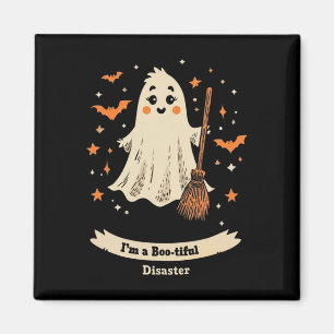 I’m A Boo-tiful Disaster – Cute Halloween Ghost De Magnet