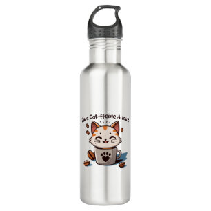 I m a Cat-ffeine Addict 710 Ml Water Bottle