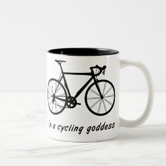 I"m a Cycling Goddess Two-Tone Coffee Mug