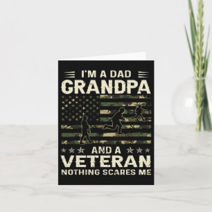 I&#; m A Dad Grandpa And Veteran Fathers Day Ameri Card