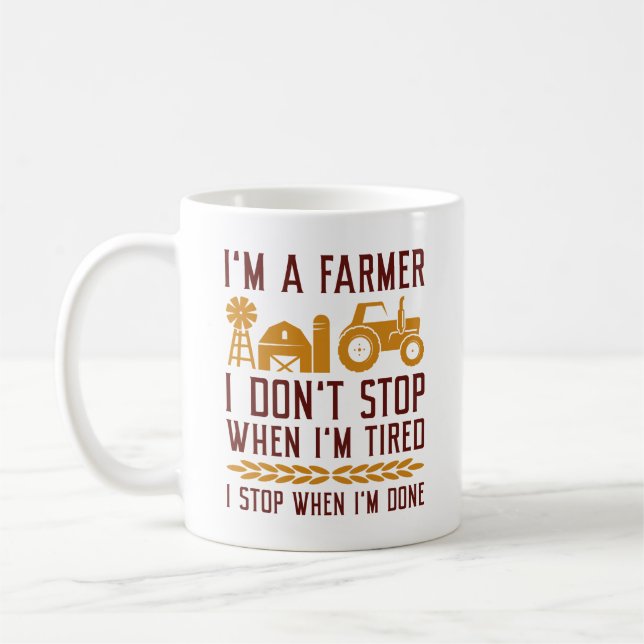 I’m A Farmer Coffee Mug (Left)