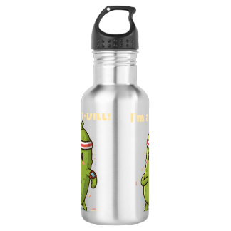I’m a Fit-Dill! Funny Fitness Pickle Pun Design | 532 Ml Water Bottle