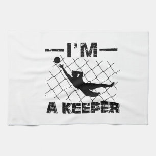 I’m a Keeper – Soccer Goalkeeper designs Tea Towel